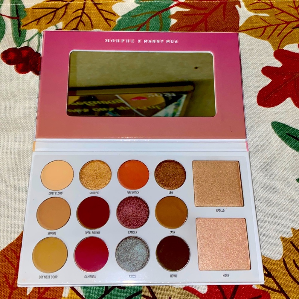 Beautiful Morphy palette MANNY MUA artists